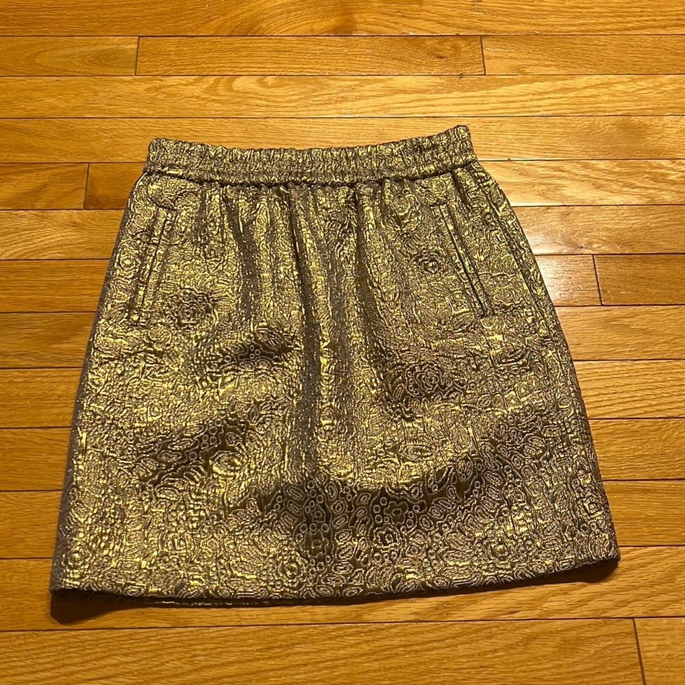 Gold Skirt from Loft